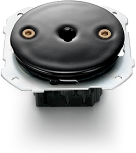 Черный фарфор + состаренные латунные винты