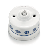 Фарфор с синим/серебряным декором