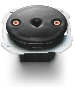 Черный фарфор + медные винты