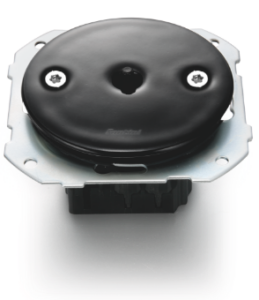 Черный фарфор + хромированные винты